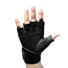 Cargar imagen en el visor de la galería, Guantes de levantamiento de pesas con muñequera