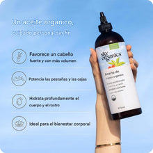 Cargar imagen en el visor de la galería, Aceite de ricino orgánico 16oz 100% acondicionador y curativo, para piel seca, crecimiento del cabello NDP6