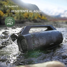 Cargar imagen en el visor de la galería, Altavoz para exteriores, sonido estéreo de 80 W, 20 horas