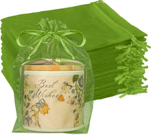 Cargar imagen en el visor de la galería, Crweety 100 bolsas de organza blanca de 6 x 9 pulgadas