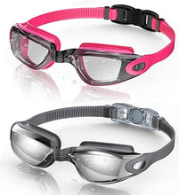 Cargar imagen en el visor de la galería, Aegend - Gafas de natación, paquete de 2 gafas de natación sin filtraciones