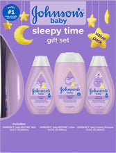 Cargar imagen en el visor de la galería, Johnson's Tiny Traveler - Set de regalo para bebé, para baño y cuidado de la piel