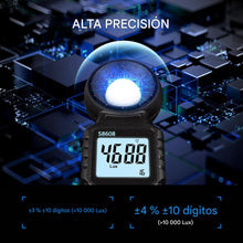 Cargar imagen en el visor de la galería, Medidor de luz digital de iluminancia, medidor de luz de 200,000 Lux