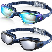 Cargar imagen en el visor de la galería, Aegend - Gafas de natación, paquete de 2 gafas de natación sin filtraciones