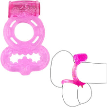 Cargar imagen en el visor de la galería, Anillo vibrador para el pene con bala