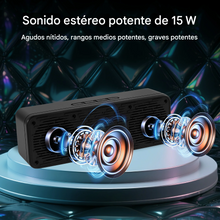 Cargar imagen en el visor de la galería, Altavoz Bluetooth con sonido HD, 20 horas de reproducción, portátil