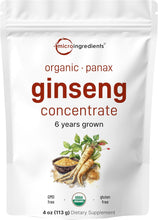 Cargar imagen en el visor de la galería, Micro Ingredients Raíz de ginseng coreano orgánico a24