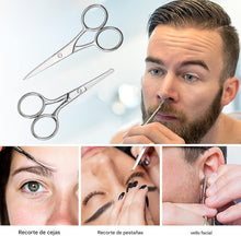 Cargar imagen en el visor de la galería, Kit de herramientas para eliminar puntos negros + 2 tijeras para barba y nariz, 10 unidades