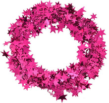 Cargar imagen en el visor de la galería, Guirnalda de alambre de 24.6 ft, guirnalda de oropel de estrella pequeña