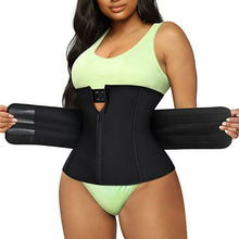 Cargar imagen en el visor de la galería, Cinturón abdominal para bajar de peso, envoltura de cintura ajustable