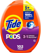 Cargar imagen en el visor de la galería, Detergente líquido para lavandería de Tide Pods paquetes de cápsulas 3 en 1