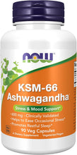 Cargar imagen en el visor de la galería, NOW KSM-66 Ashwagandha® – 90 Cápsulas