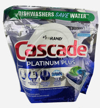 Cargar imagen en el visor de la galería, Detergente para lavavajillas con acción, Cascade Platinum Plus- Aroma fresco