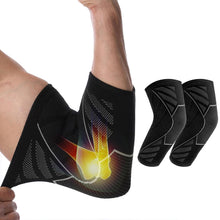 Cargar imagen en el visor de la galería, Manga de compresión para codo para tendinitis, codo de tenis