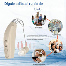 Cargar imagen en el visor de la galería, Audífonos amplificador auditivo recargable con cancelación de ruido