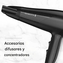 Cargar imagen en el visor de la galería, Secador de cabello Remington Damage Protection con tecnología de cerámica + iónico + turmalina, púrpura NDP-39