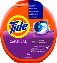Cargar imagen en el visor de la galería, Detergente líquido para lavandería de Tide Pods paquetes de cápsulas 3 en 1