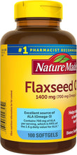 Cargar imagen en el visor de la galería, Nature Made Aceite de linaza extra fuerte de 1400 mg, a24