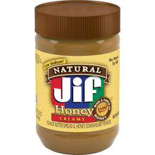 Cargar imagen en el visor de la galería, Jif Natural - Crema de maní natural para untar y miel