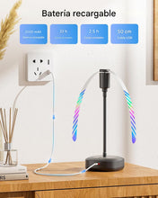 Cargar imagen en el visor de la galería, Paquete de 4 ventiladores de mesa recargable