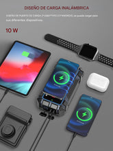 Cargar imagen en el visor de la galería, Arrancador de batería para coche con capacidad máxima de 2500 A, para motores de gasolina y diésel de hasta 8 L.