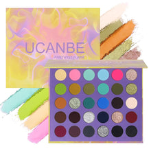 Cargar imagen en el visor de la galería, UCANBE EXOTIC FLAVORS - Paleta de maquillaje de sombra de ojos de neón