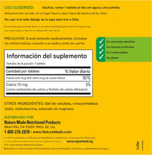 Cargar imagen en el visor de la galería, Ácido fólico 400 mcg para la función del sistema nervioso, 250 tabletas