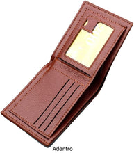 Cargar imagen en el visor de la galería, Cartera de bolsillo frontal delgada para hombre