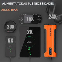 Cargar imagen en el visor de la galería, Arrancador de batería de litio de 2500 A