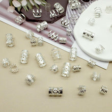 Cargar imagen en el visor de la galería, 100 piezas de rastas doradas para el cabello