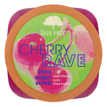 Cargar imagen en el visor de la galería, Tree Hut - Exfoliante de azúcar y karité, Cherry Rave, 18 onzas, exfoliante ultrahidratante para un cuidado corporal nutritivo y esencial A19