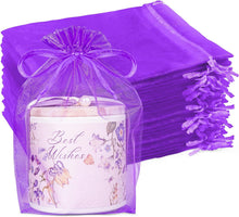 Cargar imagen en el visor de la galería, Crweety 100 bolsas de organza blanca de 6 x 9 pulgadas