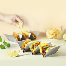 Cargar imagen en el visor de la galería, 2x Soporte para tacos de acero inoxidable