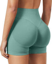 Cargar imagen en el visor de la galería, VOYJOY - Pantalones cortos de impacto y entrenamiento para mujer, a24