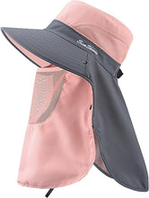 Cargar imagen en el visor de la galería, Sombrero de ala ancha para mujer Protección UV