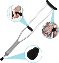 Cargar imagen en el visor de la galería, Juego de piezas de repuesto para muletas, 6 piezas