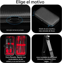 Cargar imagen en el visor de la galería, Juego de manicura y pedicura, profesional y de lujo 10 en 1