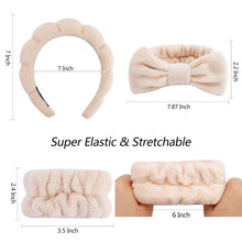 Cargar imagen en el visor de la galería, VELSCRUN Paquete de 6 diademas de maquillaje y cuidado de la piel A19