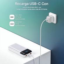 Cargar imagen en el visor de la galería, Cargador portátil Power-Bank - Batería externa de 32000 mAh