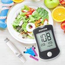 Cargar imagen en el visor de la galería, AUVON Kit de monitor de glucosa en sangre a24