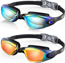 Cargar imagen en el visor de la galería, Aegend - Gafas de natación, paquete de 2 gafas de natación sin filtraciones