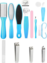 Cargar imagen en el visor de la galería, Juego de limas de pedicura para pies de 14 piezas