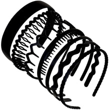 Cargar imagen en el visor de la galería, AHONEY Paquete de 7 diademas marrones para mujeres y hombres