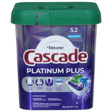Cargar imagen en el visor de la galería, Detergente para lavavajillas con acción, Cascade Platinum Plus- Aroma fresco