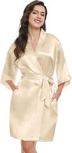 Cargar imagen en el visor de la galería, Bata de baño corta y ligera para mujer