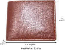 Cargar imagen en el visor de la galería, Cartera de bolsillo frontal delgada para hombre