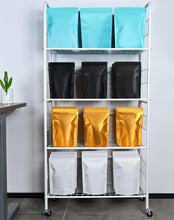 Cargar imagen en el visor de la galería, 100 Bolsas negras reutilizables sellables