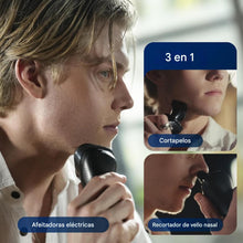 Cargar imagen en el visor de la galería, Maquinilla de afeitar eléctrica inalámbrica 3 en 1