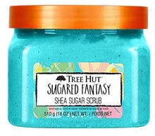Cargar imagen en el visor de la galería, Tree Hut Sugared Fantasy - Exfoliante de azúcar de karité | Exfoliante corporal elimina la piel muerta y seca para una sensación suave e hidratada A19