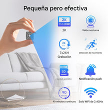 Cargar imagen en el visor de la galería, Cámara espía 2K Wi-Fi o Bluetooth